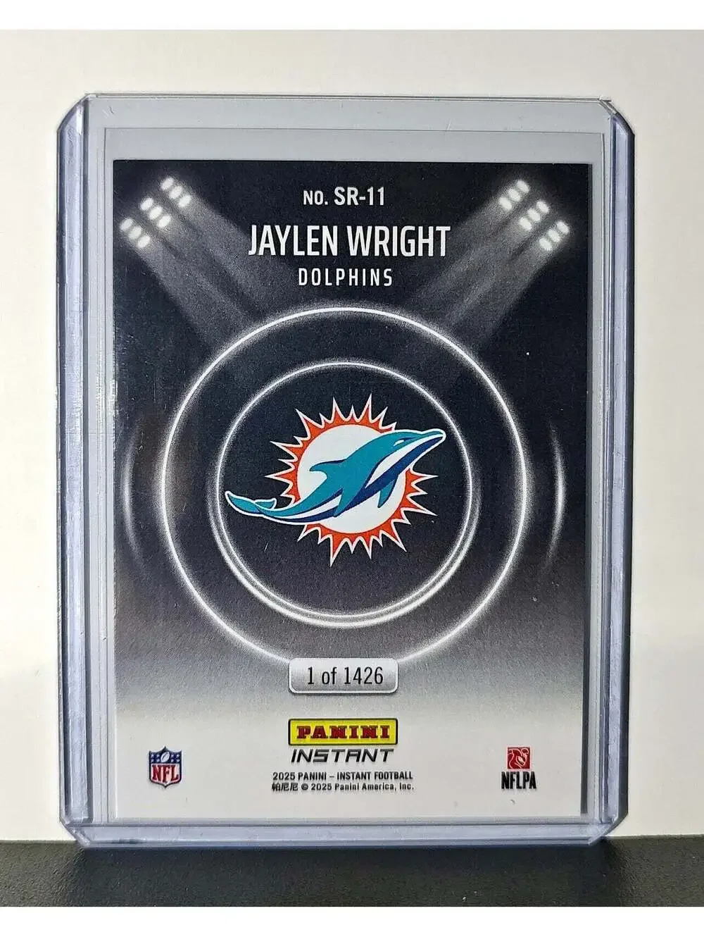 Jaylen Wright Rookie 2024 Panini Spotlight Rookies NFL #11 Dolphins 1 of 1426